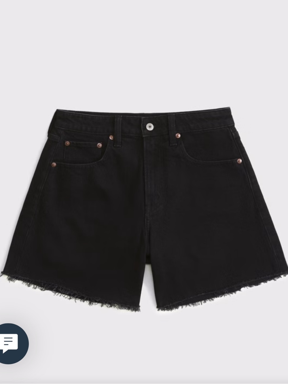 Abercrombie & Fitch Women’s Curve Love High Rise Dad Short 7”